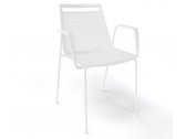 Кресло пластиковое Gaber Akami TB металл, технополимер белый Фото 1