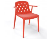 Кресло пластиковое Gaber Isidora B технополимер красный Фото 1