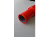 Стул пластиковый полубарный Gaber Isidoro 66 металл-полимер бордовый Фото 9