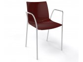 Кресло пластиковое Gaber Kanvas TB металл, технополимер коричневый Фото 1