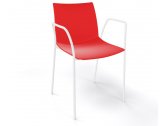Кресло пластиковое Gaber Kanvas TB металл, технополимер красный Фото 1