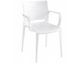 Кресло пластиковое Gaber Bakhita B технополимер белый Фото 1