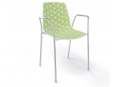 Кресло пластиковое Gaber Alhambra TB металл, технополимер белый, зеленый Фото 1