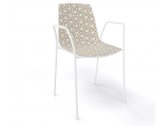 Кресло пластиковое Gaber Alhambra TB металл, технополимер белый, тортора Фото 1