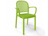 Кресло пластиковое Gaber Panama B полимер-сталь, технополимер зеленый Фото 1