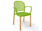 Кресло пластиковое Gaber Panama BL B бук, технополимер зеленый Фото 1