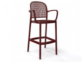 Кресло пластиковое барное Gaber Panama B металл, технополимер коричневый Фото 1