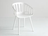 Кресло пластиковое Gaber Basket BP полимер-сталь, технополимер белый Фото 5