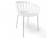 Кресло пластиковое Gaber Basket NA металл, технополимер белый Фото 1