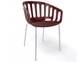 Кресло пластиковое Gaber Basket NA металл, технополимер коричневый Фото 1
