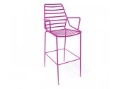 Кресло металлическое барное Gaber Link B металл розовый Фото 1