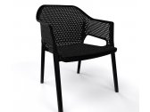 Кресло пластиковое Gaber Minush Relax технополимер черный Фото 1