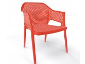 Кресло пластиковое Gaber Minush Relax технополимер красный Фото 1