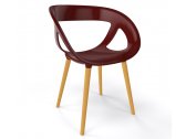 Кресло пластиковое Gaber Moema BL бук, технополимер коричневый Фото 1
