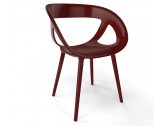 Кресло пластиковое Gaber Moema BP полимер-сталь, технополимер коричневый Фото 1