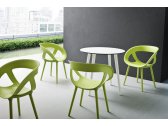 Кресло пластиковое Gaber Moema BP полимер-сталь, технополимер зеленый Фото 5