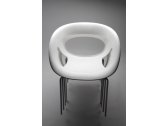 Кресло пластиковое Gaber Moema 69 металл, технополимер белый Фото 9