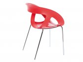 Кресло пластиковое Gaber Moema 69 металл, технополимер красный Фото 4