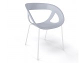 Кресло пластиковое Gaber Moema 69 металл, технополимер жемчужно-серый Фото 1