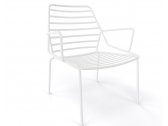 Лаунж-кресло металлическое Gaber Link Lounge металл белый Фото 1
