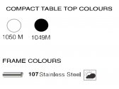 Столик металлический приставной PAPATYA Zen Side Table сталь, ламинат HPL черный Фото 2