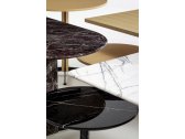 Столик мраморный кофейный Arrmet Piana Marble S сталь, мрамор Фото 8