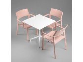 Кресло пластиковое Nardi Trill Armchair стеклопластик розовый Фото 5