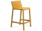 Стул пластиковый полубарный Nardi Trill Stool Mini стеклопластик горчичный Фото 1