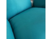Кресло плетеное подвесное KVIMOL КМ-0031 сталь, искусственный ротанг белый, бирюзовый Фото 8