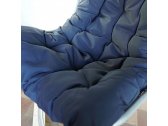 Кресло плетеное подвесное KVIMOL КМ-1011 сталь, искусственный ротанг серый Фото 4