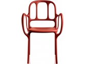 Кресло пластиковое Magis Mila полипропилен, стекловолокно красный Фото 1