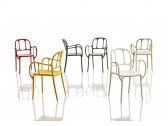 Кресло пластиковое Magis Mila полипропилен, стекловолокно красный Фото 3