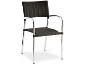 Кресло плетеное Grattoni GS 933 алюминий, искусственный ротанг коричневый Фото 1