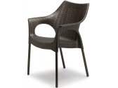 Кресло пластиковое Scab Design Olimpia алюминий, полипропилен бронза Фото 1