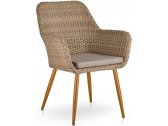 Комплект плетеной мебели Afina T363B/Y360B-W65 4PCS Light Brown искусственный ротанг, сталь светло-коричневый Фото 2