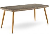 Комплект плетеной мебели Afina T363B/Y360B-W65 4PCS Light Brown искусственный ротанг, сталь светло-коричневый Фото 3