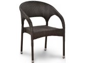 Кресло плетеное Afina Y90C-W2390 Brown искусственный ротанг, сталь коричневый Фото 1