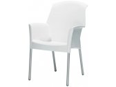 Кресло пластиковое Scab Design Super Jenny анодированный алюминий, полипропилен лен Фото 1