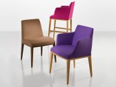 Стул с обивкой Chairs & More Bloom S дуб, сталь, ткань, пенополиуретан Фото 3