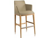 Кресло барное с обивкой Chairs & More Bloom SG-P дуб, сталь, ткань, пенополиуретан Фото 1