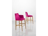 Кресло барное с обивкой Chairs & More Bloom SG-P дуб, сталь, ткань, пенополиуретан Фото 3