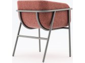 Кресло с обивкой Chairs & More Flora сталь, ткань, полиуретан Фото 2