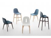 Стул полубарный пластиковый Chairs & More Gotham W-SG-65 бук, полиуретан Фото 10