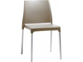Стул пластиковый Scab Design Chloe Chair Mon Amour анодированный алюминий, технополимер тортора Фото 1