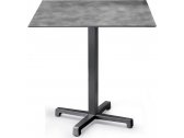 Стол ламинированный обеденный Scab Design Cross сталь, чугун, ламинат антрацит, цемент Фото 1