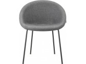 Кресло пластиковое мягкое Scab Design Giulia Pop сталь, технополимер, ткань антрацит, серый Фото 1