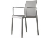 Кресло пластиковое Scab Design Chloe Trend Mon Amour алюминий, технополимер светло-серый Фото 1