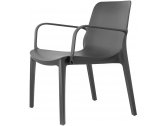 Кресло пластиковое Scab Design Ginevra Lounge стеклопластик антрацит Фото 1