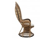 Кресло плетеное с подушкой Giardino Di Legno Alice натуральный ротанг, акрил Фото 4