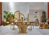Стол обеденный Giardino Di Legno Radice дерево, стекло Фото 8